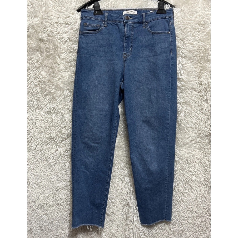 Social Standard By Sanctuary‎ Women’s High Rise Slim Straight Denim Jeans Size 6